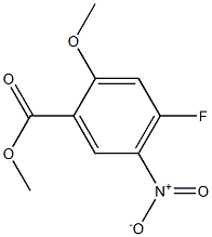 methyl 4-fluoro-2-methoxy-5-nitrobenzoate Struktur