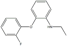 N-ethyl-2-(2-fluorophenoxy)aniline Struktur