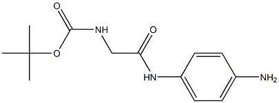 tert-butyl 2-(4-aminophenylamino)-2-oxoethylcarbamate Struktur