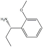 (S)-1-(2-methoxyphenyl)propan-1-amine Struktur