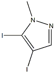 4,5-diiodo-1-methyl-1H-pyrazole Struktur