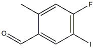 4-Fluoro-5-iodo-2-methyl-benzaldehyde Struktur