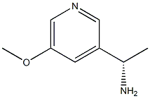 (1S)-1-(5-METHOXY(3-PYRIDYL))ETHYLAMINE Struktur