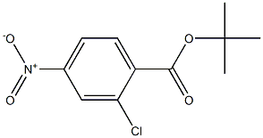 2-Chloro-4-nitro-benzoic acid tert-butyl ester Struktur