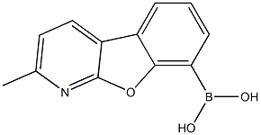 2-methylbenzofuro[2,3-b]pyridin-8-boronic acid Struktur