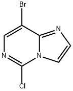 8-Bromo-5-chloro-imidazo[1,2-c]pyrimidine Struktur