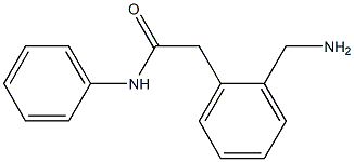 2-(2-(aminomethyl)phenyl)-N-phenylacetamide Struktur