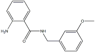 2-amino-N-[(3-methoxyphenyl)methyl]benzamide Struktur