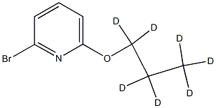 2-Bromo-6-(n-propoxy-d7)-pyridine Struktur