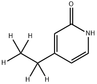 2-Hydroxy-4-(ethyl-d5)-pyridine Struktur