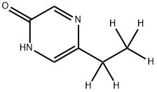 2-Hydroxy-5-(ethyl-d5)-pyrazine Struktur