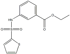 ethyl 3-(thiophene-2-sulfonamido)benzoate Struktur