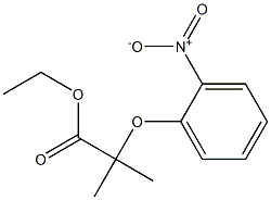 ethyl 2-methyl-2-(2-nitrophenoxy)propanoate Struktur