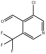 3-CHLORO-5-(TRIFLUOROMETHYL)ISONICOTINALDEHYDE Struktur