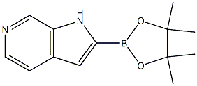 2-(4,4,5,5-tetramethyl-1,3,2-dioxaborolan-2-yl)-pyrrolo[2,3-c]pyridine Struktur