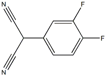 2-(3,4-difluorophenyl)malononitrile Struktur