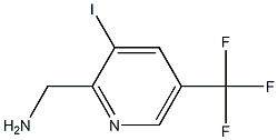 (3-Iodo-5-trifluoromethyl-pyridin-2-yl)-methyl-amine Struktur