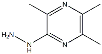 2-hydrazinyl-3,5,6-trimethylpyrazine Struktur