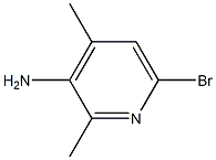 6-Bromo-2,4-dimethyl-pyridin-3-ylamine Struktur