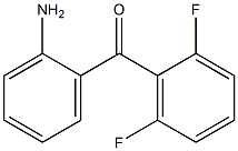 (2-aminophenyl)(2,6-difluorophenyl)methanone Struktur