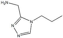 (4-propyl-4H-1,2,4-triazol-3-yl)methanamine Struktur