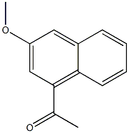 1-(3-methoxynaphthalen-1-yl)ethanone Struktur