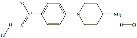 1-(4-nitrophenyl)piperidin-4-amine dihydrochloride Struktur