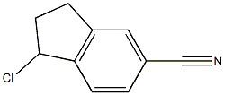 1-chloro-2,3-dihydro-1H-indene-5-carbonitrile Struktur