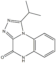 1-isopropyl-[1,2,4]triazolo[4,3-a]quinoxalin-4(5H)-one Struktur