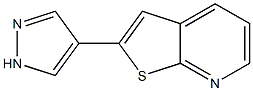 2-(1H-pyrazol-4-yl)thieno[2,3-b]pyridine Struktur