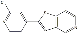 2-(2-chloropyridin-4-yl)thieno[3,2-c]pyridine Struktur