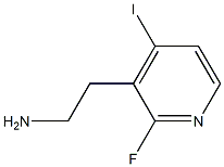 2-(2-fluoro-4-iodopyridin-3-yl)ethanamine Struktur