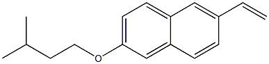 2-(isopentyloxy)-6-vinylnaphthalene Struktur