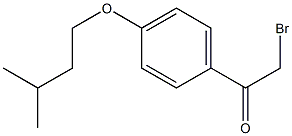 2-bromo-1-(4-(isopentyloxy)phenyl)ethanone Struktur