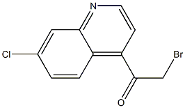 2-bromo-1-(7-chloroquinolin-4-yl)ethanone Structure