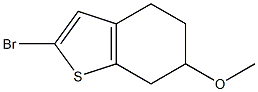 2-bromo-6-methoxy-4,5,6,7-tetrahydrobenzo[b]thiophene Struktur