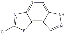 2-chloro-6H-pyrazolo[4,3-d]thiazolo[4,5-b]pyridine Struktur