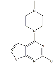 2-chloro-6-methyl-4-(4-methylpiperazin-1-yl)thieno[2,3-d]pyrimidine