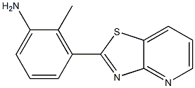 2-methyl-3-(thiazolo[4,5-b]pyridin-2-yl)aniline Struktur