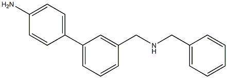 3'-((benzylamino)methyl)biphenyl-4-amine Struktur