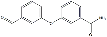 3-(3-formylphenoxy)benzamide Struktur