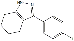 3-(4-iodophenyl)-4,5,6,7-tetrahydro-1H-indazole Struktur