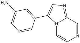 3-(imidazo[1,2-a]pyrazin-3-yl)aniline Struktur