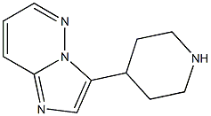 3-(piperidin-4-yl)imidazo[1,2-b]pyridazine Struktur