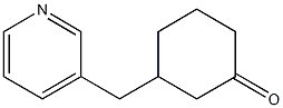 3-(pyridin-3-ylmethyl)cyclohexanone Struktur