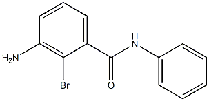 3-amino-2-bromo-N-phenylbenzamide Struktur