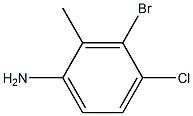 3-bromo-4-chloro-2-methylaniline Struktur