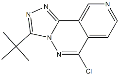 3-tert-butyl-6-chloropyrido[3,4-d][1,2,4]triazolo[4,3-b]pyridazine Struktur