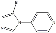 4-(5-bromo-1H-imidazol-1-yl)pyridine Struktur