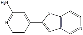 4-(thieno[3,2-c]pyridin-2-yl)pyridin-2-amine Struktur